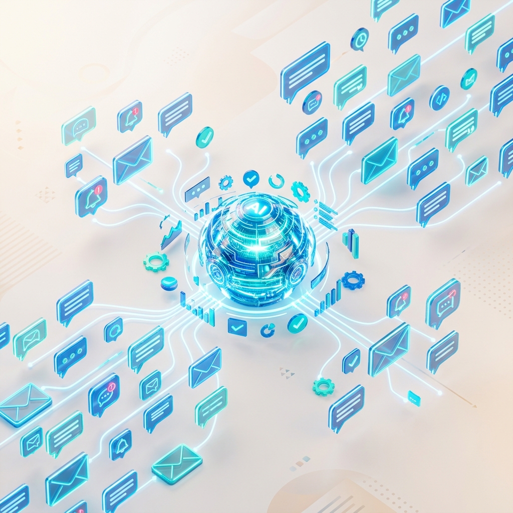 AI Business Automation Concept